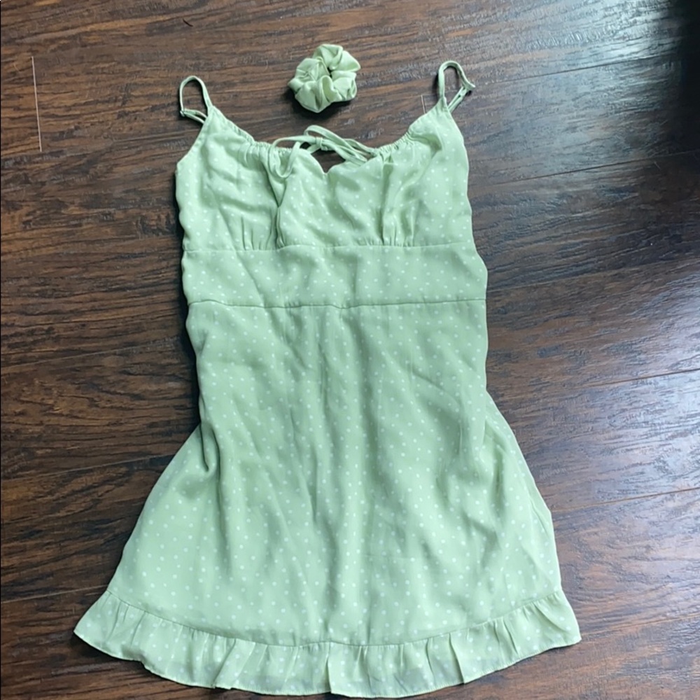 Dress and scrunchie